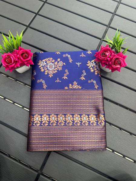 Kashmiri By AAB Soft Lichi Silk Designer Sarees Catalog
